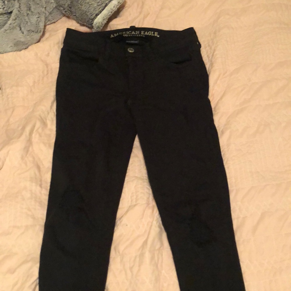 American eagle stretchy black jeans